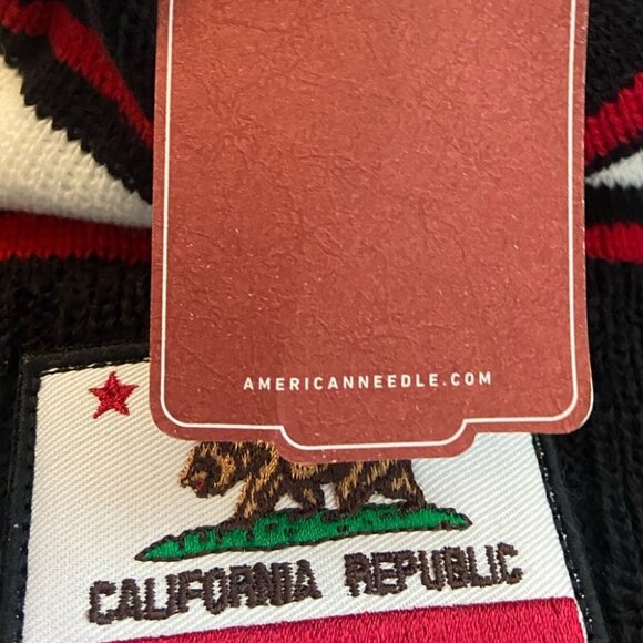 American Needle Knit Cali Bear Beanie Toque Hat Nordstrom Super Soft New NEW - Picture 5 of 8